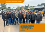 Câmara de Vereadores de Centenário participa de mobilização em defesa da agricultura gaúcha.