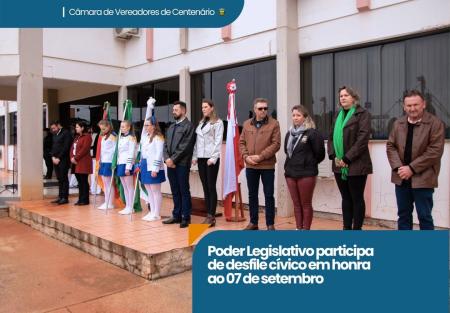 Desfile Cívico em homenagem ao 07 de Setembro