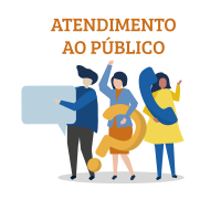 Logotipo do serviço: Atendimento ao público